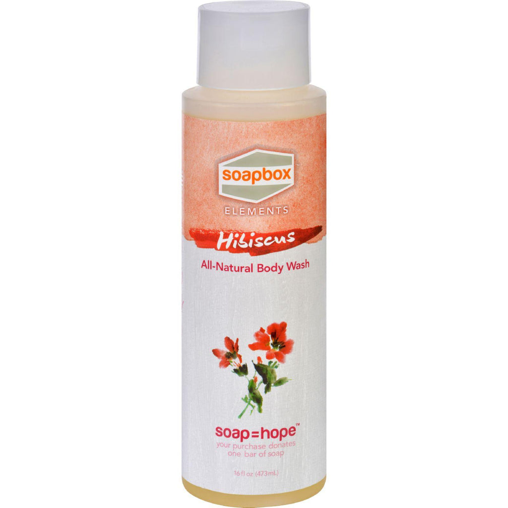 Soapbox Body Wash - Elements - Hibiscus - 16 Oz