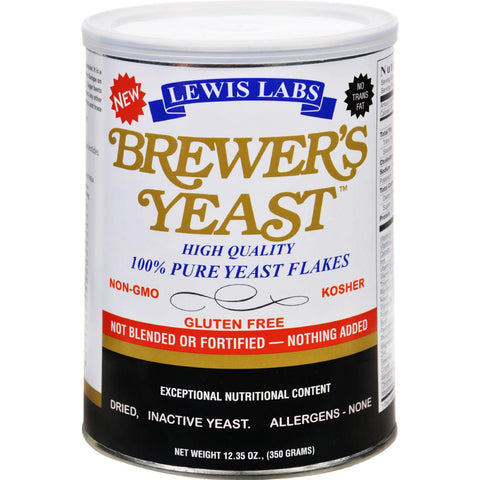 Lewis Lab Brewers Yeast Flakes - 12.35 Oz