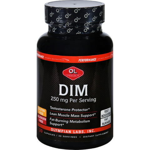 Olympian Labs Dim - Performance Sports Nutrition - 250 Mg - 30 Capsules